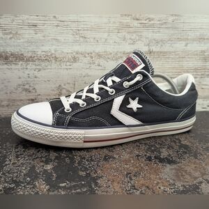 Mens Converse Star Player Athletic Shoes Sz 10 Used 136928C Black Canvas Cons